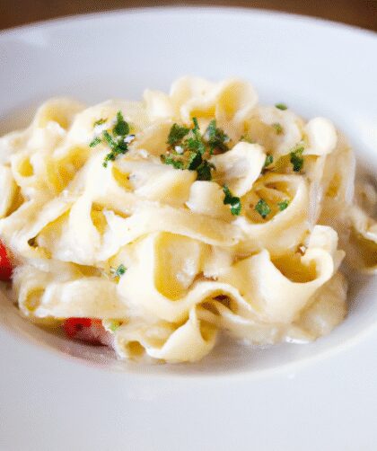 Delicious Fettuccine Alfredo