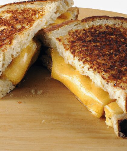 Grilled Cheese Sandwich AI Style