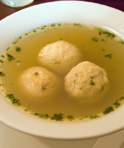 Matzo Ball Soup (Matzah)