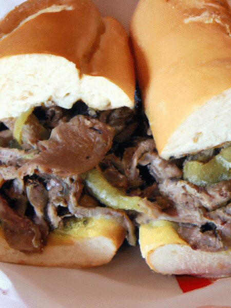 Philly Cheesesteak Sandwich