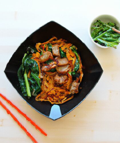 Super Easy Pork Noodle Stir-Fry