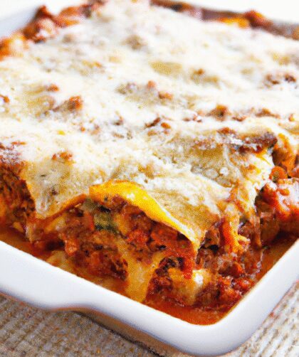 Traditional Lasagna Italian Style